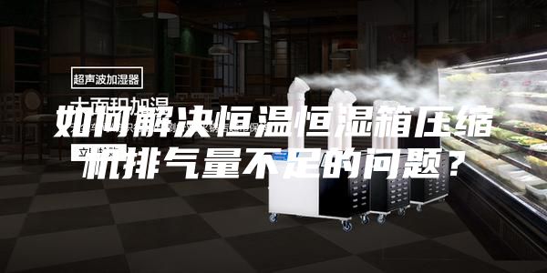 如何解決恒溫恒濕箱壓縮機(jī)排氣量不足的問(wèn)題？