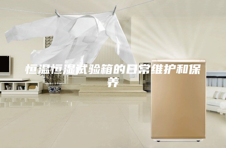 恒溫恒濕試驗箱的日常維護和保養